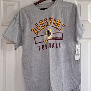 Team Apparel Gray Redskins Football Tee